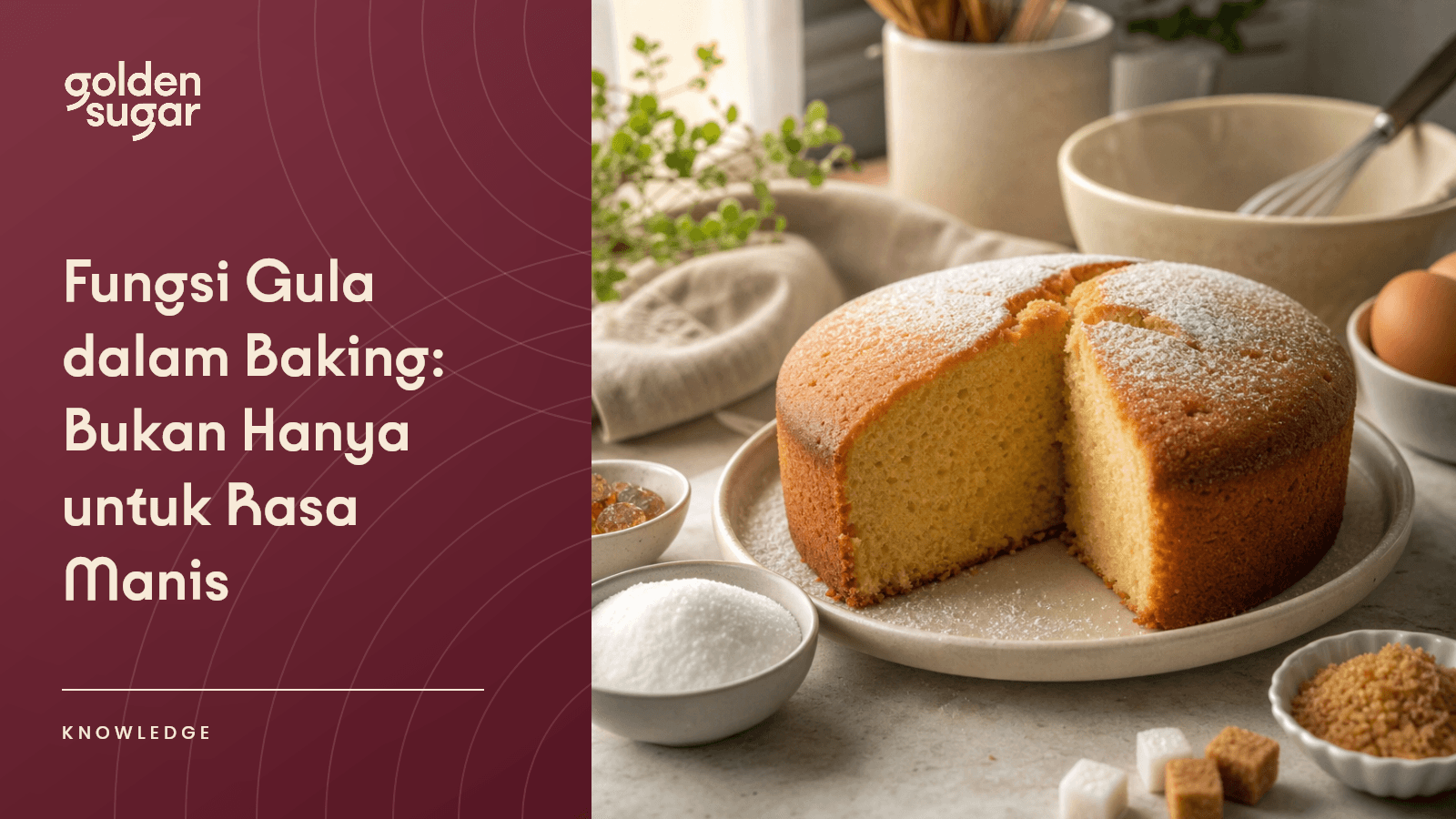 Fungsi Gula dalam Baking: Bukan Hanya untuk Rasa Manis