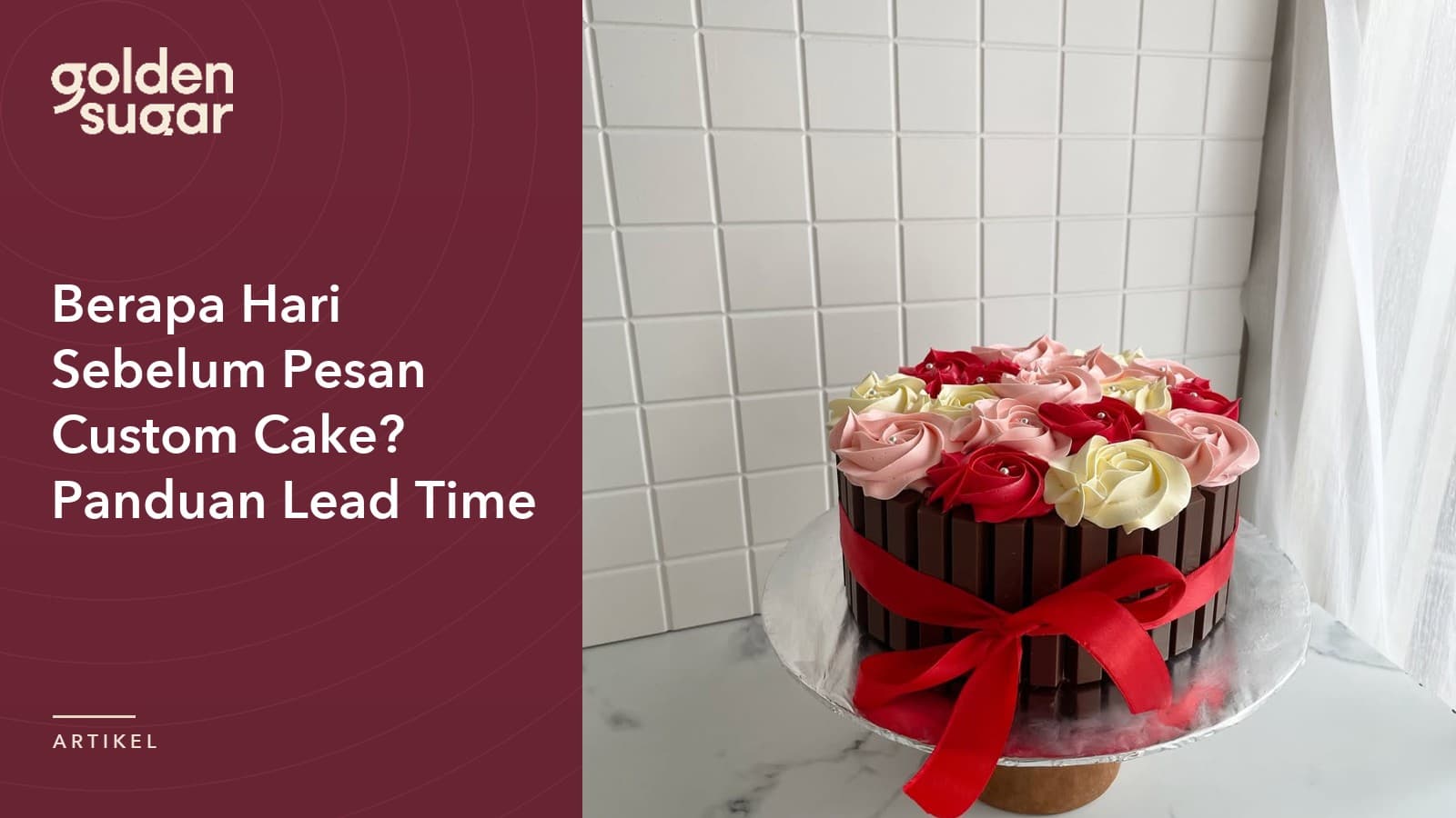 Berapa Hari Sebelum Pesan Custom Cake? Panduan Lead Time
