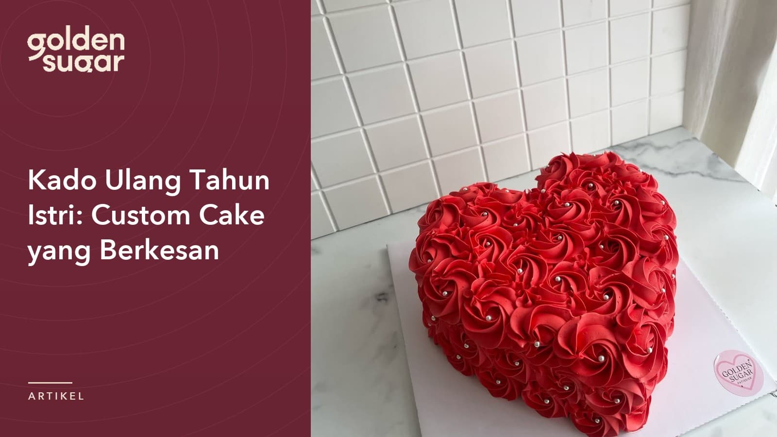 Kado Ulang Tahun Istri: Custom Cake yang Berkesan