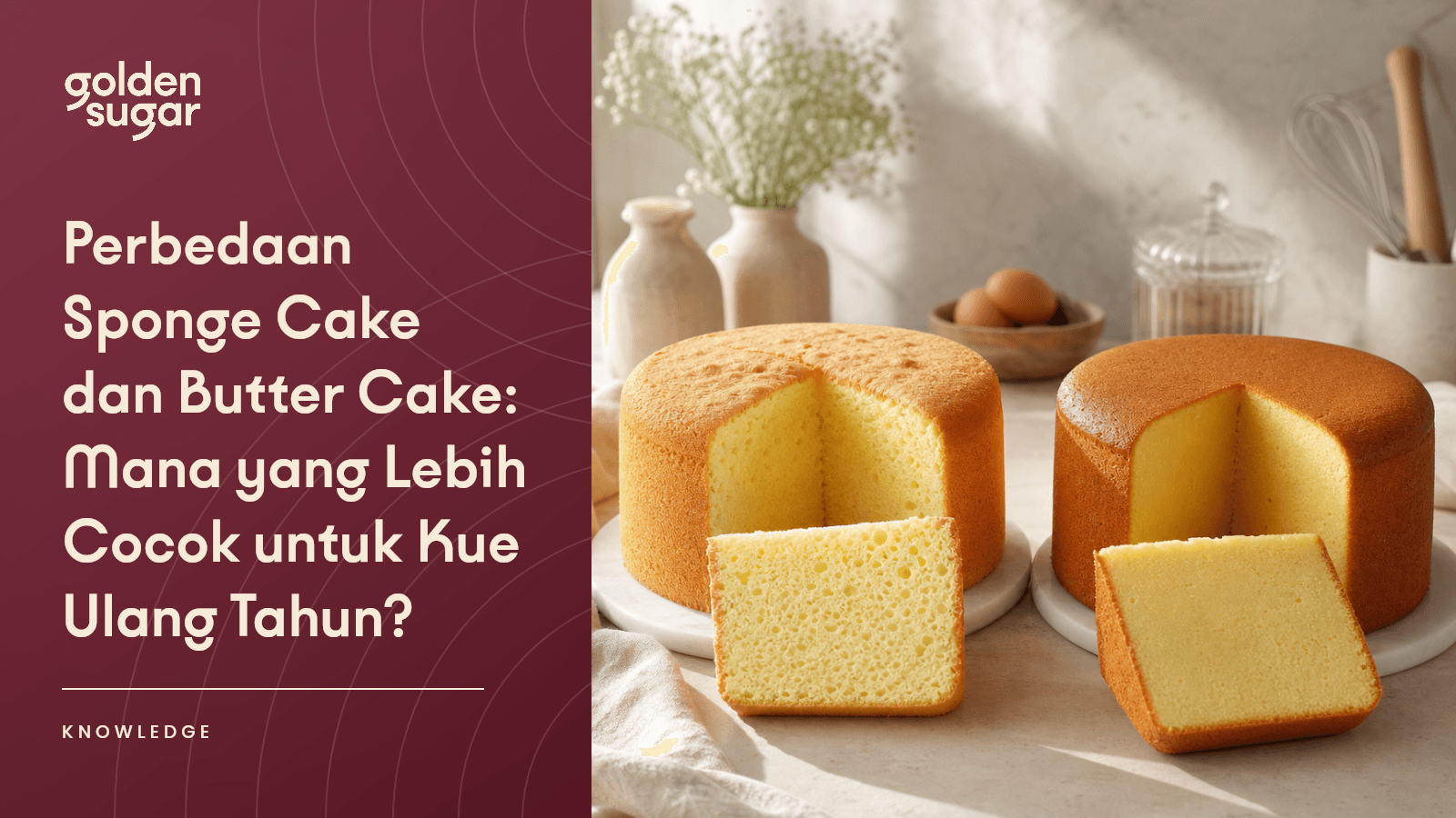 Perbedaan Sponge Cake dan Butter Cake: Mana yang Lebih Cocok untuk Kue Ulang Tahun?
